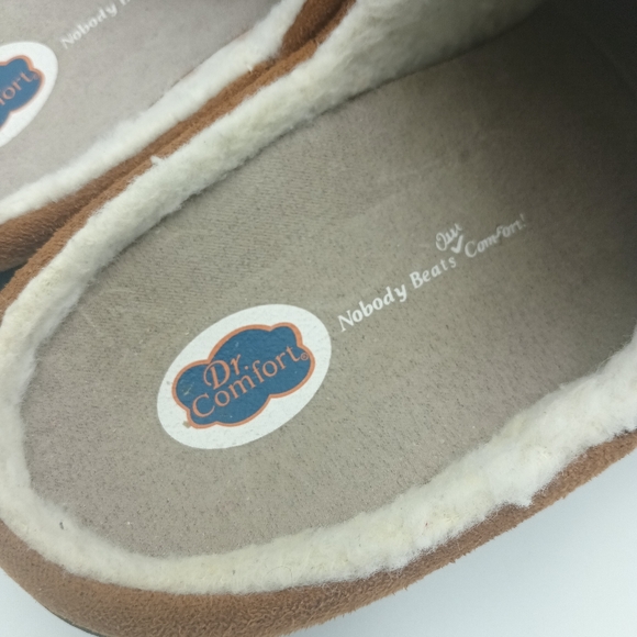 Indoor/Outdoor Slippers Camel Color Womens 9W Dr. Comfort - Picture 9 of 9